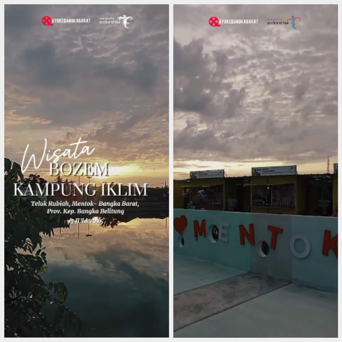 Berwisata di Bozem Kampung Iklim Teluk Rubiah Mentok