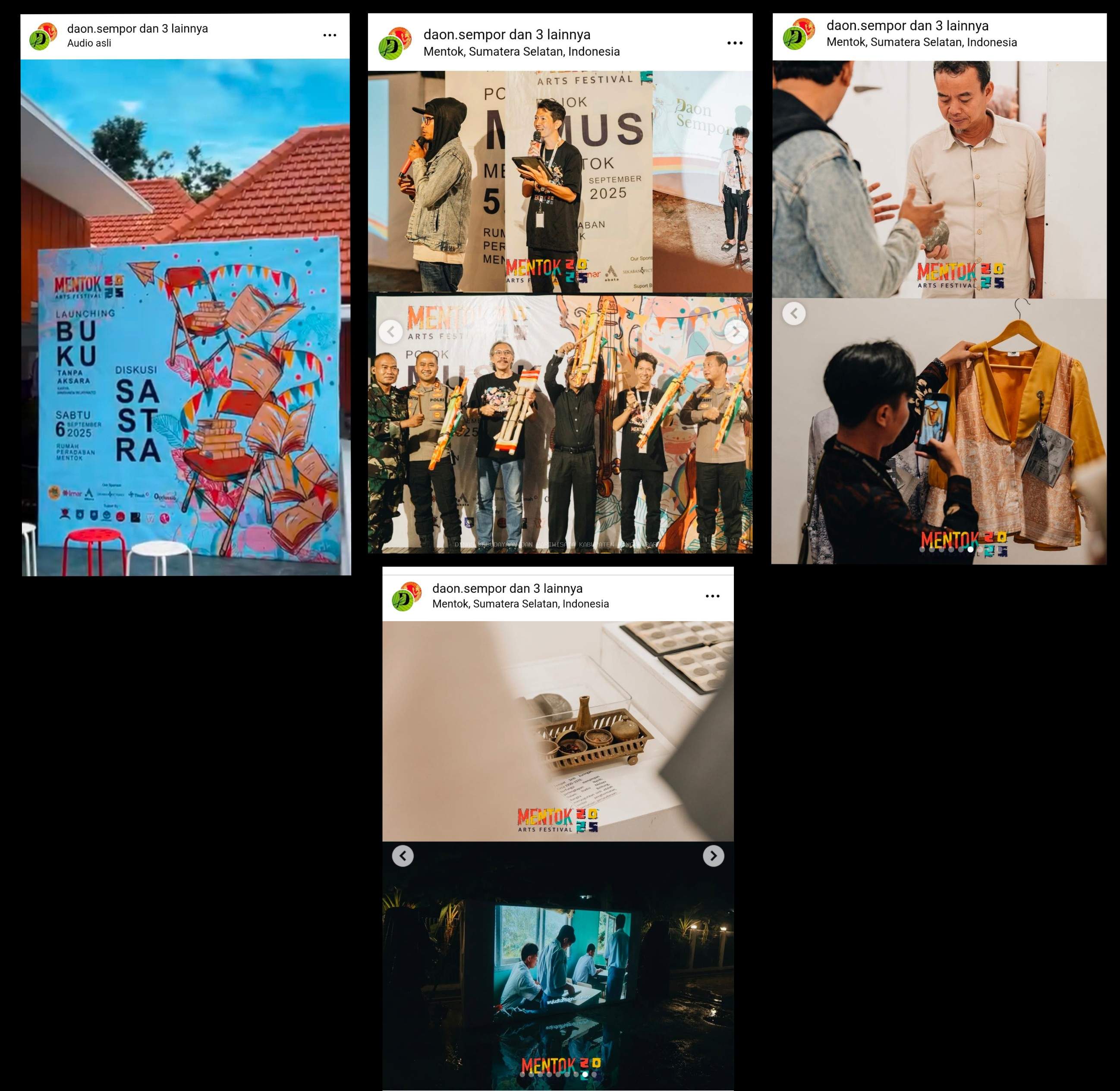 Hari Pertama Penyelenggaraan Mentok Art Festival 2025